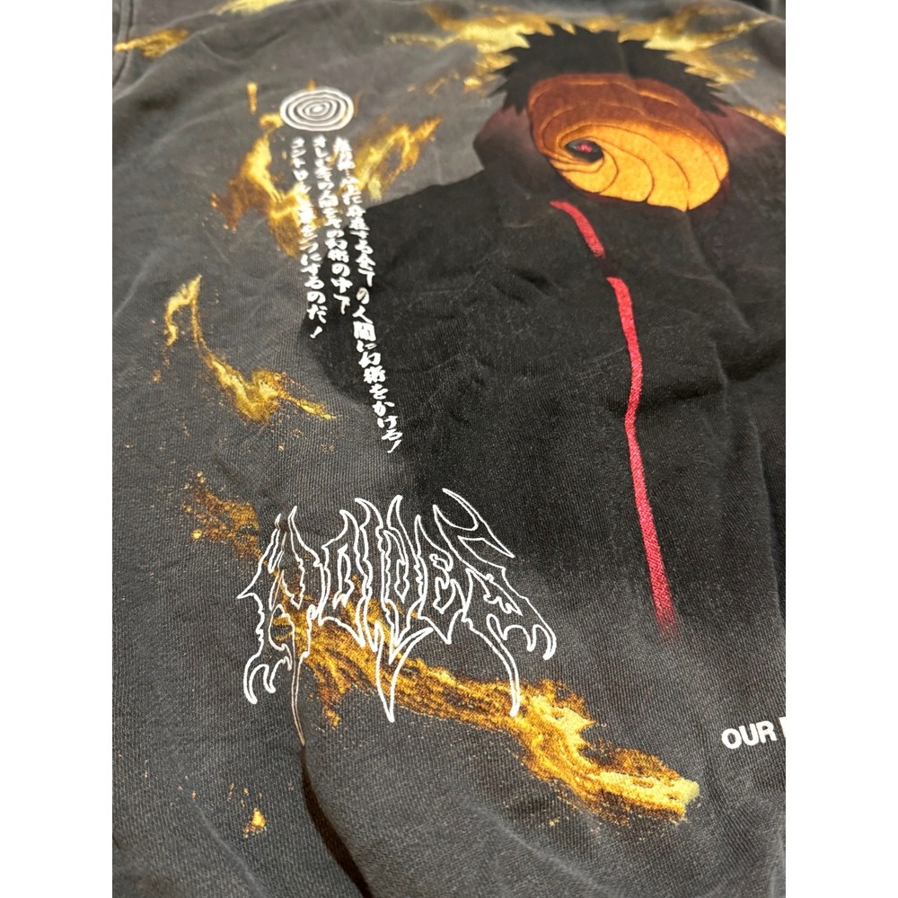 Darc Sport Naruto Shippuden Obito Hoodie Washed Black Limited 107/1000 Large - Picture 5 of 11